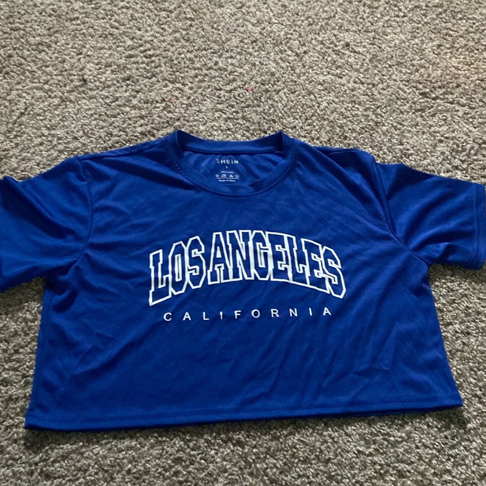 Los Angeles crop tee from SHEIN